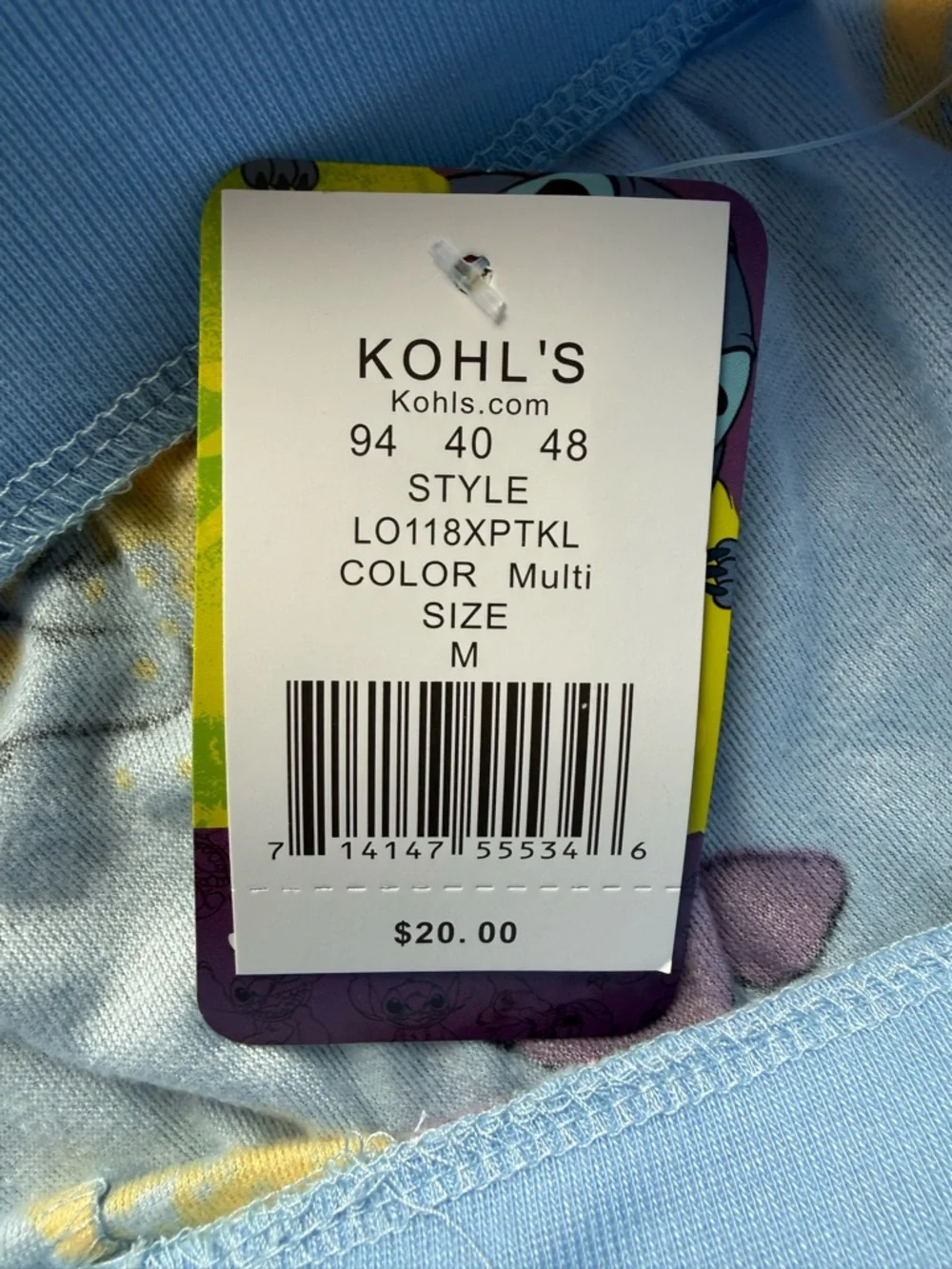 NWT Disney Women’s Lilo & Stitch Fleece Pajama Pant - Picture 8 of 9